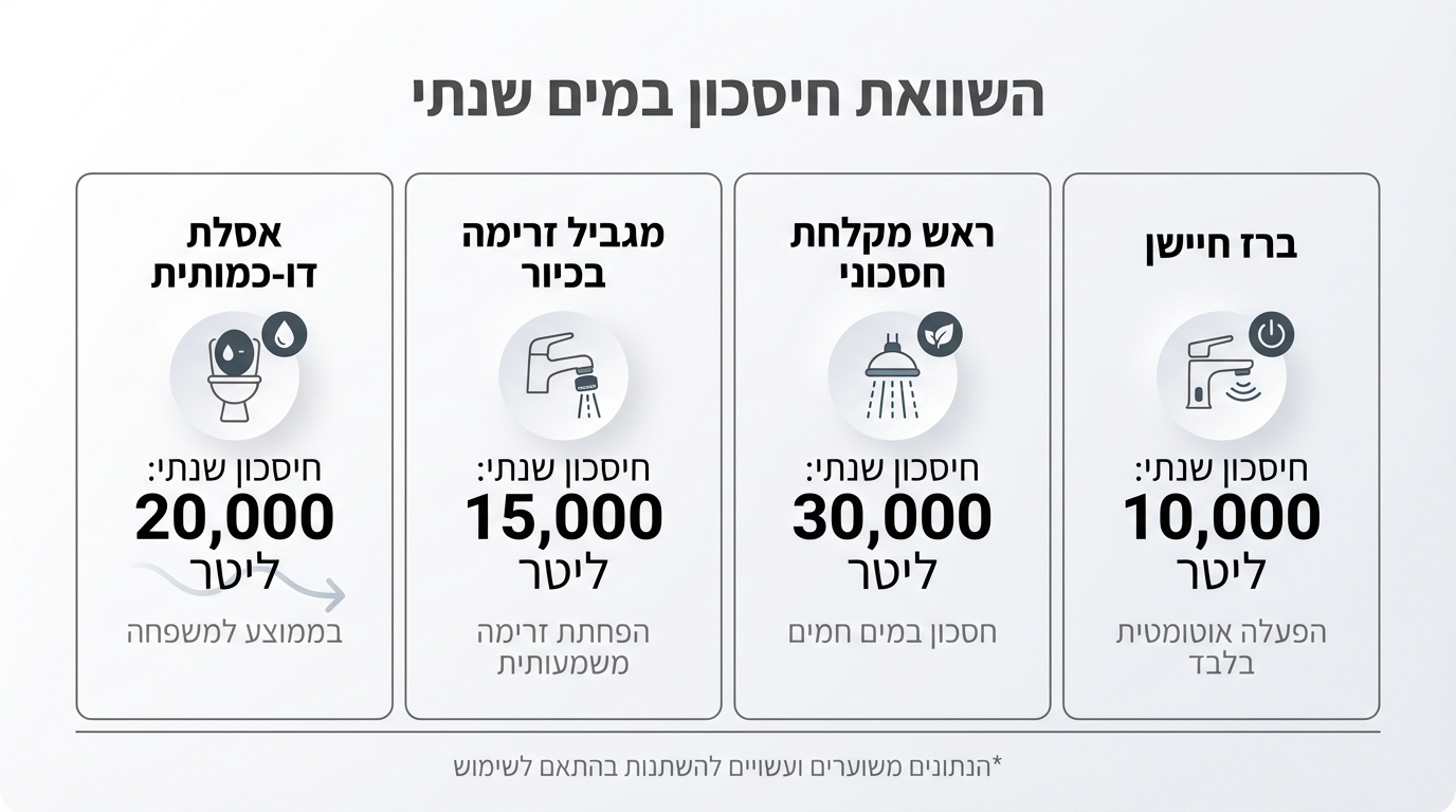 סוגי כיורים מודרניים ועמידה בדרישות חיסכון במים