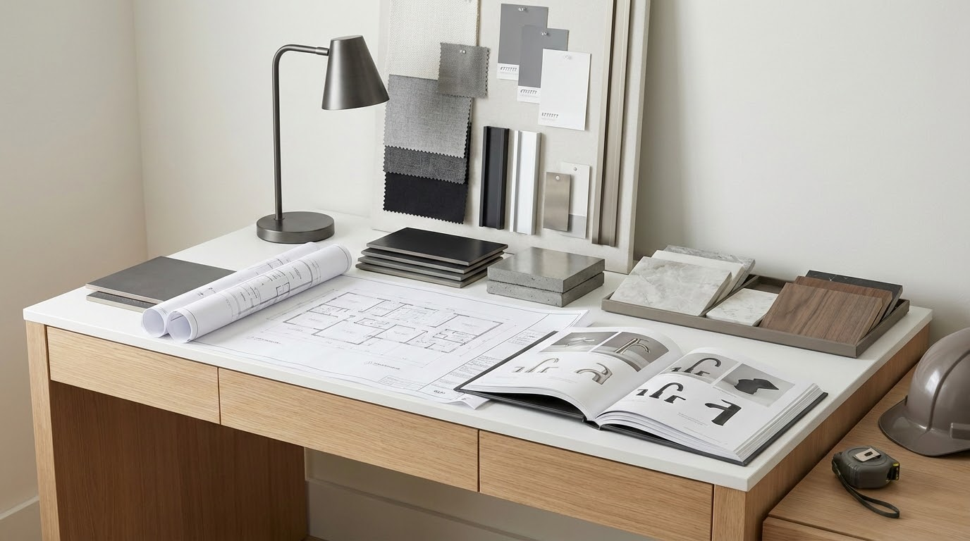 תהליך שיפוץ דירה מקיף הכולל תכנון אדריכלי ועיצוב פנים